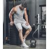 imageCOOFANDY Mens 3 Pack Quick Dry Workout Tank Top Gym Muscle Tee Fitness Bodybuilding Sleeveless T ShirtBlackGray Army Green