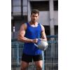 imageCOOFANDY Mens 3 Pack Quick Dry Workout Tank Top Gym Muscle Tee Fitness Bodybuilding Sleeveless T ShirtBlackRedRoyal Blue