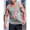 imageCOOFANDY Mens 3 Pack Quick Dry Workout Tank Top Gym Muscle Tee Fitness Bodybuilding Sleeveless T ShirtFlag BlackFlag GreyWhite