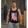imageCOOFANDY Mens 3 Pack Quick Dry Workout Tank Top Gym Muscle Tee Fitness Bodybuilding Sleeveless T ShirtFlagblackRedWhite