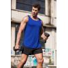 imageCOOFANDY Mens 3 Pack Quick Dry Workout Tank Top Gym Muscle Tee Fitness Bodybuilding Sleeveless T ShirtRoyal BlueDark NavyArmy Green
