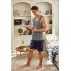 imageCOOFANDY Mens 3 Pack Tank Tops Cotton Performance Sleeveless Casual Classic T ShirtsBlackWhiteDark Gray