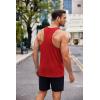 imageCOOFANDY Mens 3 Pack Tank Tops Cotton Performance Sleeveless Casual Classic T ShirtsBlackbluered