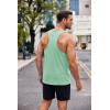imageCOOFANDY Mens 3 Pack Tank Tops Cotton Performance Sleeveless Casual Classic T ShirtsBlackgreenpink