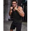 imageCOOFANDY Mens 3 Pack Tank Tops Gym Workout Shirt YBack Sleeveless Muscle Fitness Bodybuilding Tank ShirtsBlackBlackBlack