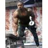 imageCOOFANDY Mens 3 Pack Tank Tops Gym Workout Shirt YBack Sleeveless Muscle Fitness Bodybuilding Tank ShirtsBlackGreenMedium Grey