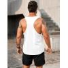 imageCOOFANDY Mens 3 Pack Tank Tops Gym Workout Shirt YBack Sleeveless Muscle Fitness Bodybuilding Tank ShirtsBlackWhiteBlue