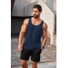 imageCOOFANDY Mens 3 Pack Tank Tops Gym Workout Shirt YBack Sleeveless Muscle Fitness Bodybuilding Tank ShirtsNavyRedYellow