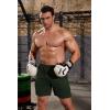 imageCOOFANDY Mens 3 Pack Workout Gym Shorts Mesh Athletic Shorts Lightweight Bodybuilding Training Short Pants with PocketsBlack  Army Green  Navy Blue