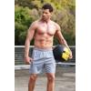 imageCOOFANDY Mens 3 Pack Workout Gym Shorts Mesh Athletic Shorts Lightweight Bodybuilding Training Short Pants with PocketsBlack Camo  Gray  Khaki