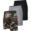imageCOOFANDY Mens 3 Pack Workout Gym Shorts Mesh Athletic Shorts Lightweight Bodybuilding Training Short Pants with PocketsGreen CamoBlackGrey