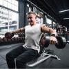 imageCOOFANDY Mens 3 Pack Workout Tank Tops Gym Muscle Tee Bodybuilding Fitness Sleeveless T ShirtsBlackBlueWhite