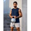 imageCOOFANDY Mens 3 Pack Workout Tank Tops Gym Muscle Tee Bodybuilding Fitness Sleeveless T ShirtsBlackBlueWhite
