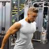 imageCOOFANDY Mens 3 Pack Workout Tank Tops Gym Muscle Tee Bodybuilding Fitness Sleeveless T ShirtsBlackWhiteDark Grey