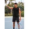 imageCOOFANDY Mens 3 Pack Workout Tank Tops Gym Sleeveless Shirts V Neck Bodybuilding Muscle Tee Shirt01whiteGreyBlack