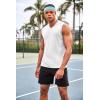 imageCOOFANDY Mens 3 Pack Workout Tank Tops Gym Sleeveless Shirts V Neck Bodybuilding Muscle Tee Shirt01whiteGreyBlack