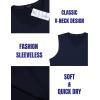 imageCOOFANDY Mens 3 Pack Workout Tank Tops Gym Sleeveless Shirts V Neck Bodybuilding Muscle Tee Shirt02light GreyNavy BlueBlack