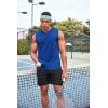 imageCOOFANDY Mens 3 Pack Workout Tank Tops Gym Sleeveless Shirts V Neck Bodybuilding Muscle Tee Shirt03wine RedRoyal BlueBlack
