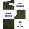 imageCOOFANDY Mens 3 Pack Workout Tank Tops Gym Sleeveless Shirts V Neck Bodybuilding Muscle Tee ShirtArmy GreenColour GreyBlack