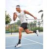 imageCOOFANDY Mens 3 Pack Workout Tank Tops Gym Sleeveless Shirts V Neck Bodybuilding Muscle Tee ShirtBlack FlagGrey FlagPure White