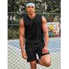 imageCOOFANDY Mens 3 Pack Workout Tank Tops Gym Sleeveless Shirts V Neck Bodybuilding Muscle Tee ShirtBlackBlackBlack