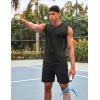 imageCOOFANDY Mens 3 Pack Workout Tank Tops Gym Sleeveless Shirts V Neck Bodybuilding Muscle Tee ShirtDark GreyRedBlack