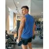 imageCOOFANDY Mens 3 Pack Workout Tank Tops Gym Sleeveless Shirts V Neck Bodybuilding Muscle Tee ShirtLight BlueLight GreyYellow