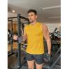imageCOOFANDY Mens 3 Pack Workout Tank Tops Gym Sleeveless Shirts V Neck Bodybuilding Muscle Tee ShirtLight BlueLight GreyYellow