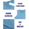 imageCOOFANDY Mens 3 Pack Workout Tank Tops Gym Sleeveless Shirts V Neck Bodybuilding Muscle Tee ShirtLight BlueWhiteMedium Grey