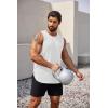 imageCOOFANDY Mens 3 Pack Workout Tank Tops Sleeveless Gym Shirts Bodybuilding Fitness Muscle Tee ShirtsArmy GreenNavy BlueWhite