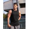 imageCOOFANDY Mens 3 Pack Workout Tank Tops Sleeveless Gym Shirts Bodybuilding Fitness Muscle Tee ShirtsBlack3