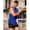 imageCOOFANDY Mens 3 Pack Workout Tank Tops Sleeveless Gym Shirts Bodybuilding Fitness Muscle Tee ShirtsBlackRedRoyal Blue