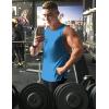 imageCOOFANDY Mens 3 Pack Workout Tank Tops Sleeveless Gym Shirts Bodybuilding Fitness Muscle Tee ShirtsBlackWhiteBlue