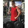 imageCOOFANDY Mens 3 Pack Workout Tank Tops Sleeveless Gym Shirts Bodybuilding Fitness Muscle Tee ShirtsBlackWhiteRed