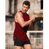 imageCOOFANDY Mens 3 Pack Workout Tank Tops Sleeveless Gym Shirts Bodybuilding Fitness Muscle Tee ShirtsBlackWine RedWhite