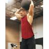imageCOOFANDY Mens 3 Pack Workout Tank Tops Sleeveless Gym Shirts Bodybuilding Fitness Muscle Tee ShirtsFlagblackFlag GreyRed