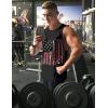 imageCOOFANDY Mens 3 Pack Workout Tank Tops Sleeveless Gym Shirts Bodybuilding Fitness Muscle Tee ShirtsFlagblackFlagredFlagwhite