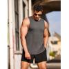 imageCOOFANDY Mens 3 Pack Workout Tank Tops Sleeveless Gym Shirts Bodybuilding Fitness Muscle Tee ShirtsLight BlueLight GreyDark Grey
