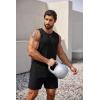 imageCOOFANDY Mens 3 Pack Workout Tank Tops Sleeveless Gym Shirts Bodybuilding Fitness Muscle Tee ShirtsWhiteDark GreyBlack