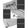 imageCOOFANDY Mens Athletic Running Shorts 7quot Quick Dry Lightweight Workout Gym Basketball Hiking Shorts with Pockets2 Pack BlackLight Grey