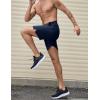 imageCOOFANDY Mens Athletic Running Shorts 7quot Quick Dry Lightweight Workout Gym Basketball Hiking Shorts with Pockets2 Pack BlackNavy Blue
