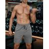 imageCOOFANDY Mens Athletic Running Shorts 7quot Quick Dry Lightweight Workout Gym Basketball Hiking Shorts with PocketsLight Grey