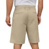 imageCOOFANDY Mens Casual Shorts 9 Inch Flat Front Lightweight Summer Beach Vacation ShortsLight Khaki