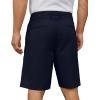 imageCOOFANDY Mens Casual Shorts 9 Inch Flat Front Lightweight Summer Beach Vacation ShortsNavy Blue