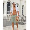 imageCOOFANDY Mens Casual Shorts Lightweight Elastic Waist Drawstring Summer Beach Shorts with PocketsLight Grey