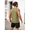 imageCOOFANDY Mens Casual Tank Top Sleeveless Henley Shirts Muscle Fit T Shirt01army Green1pcs