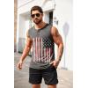 imageCOOFANDY Mens Casual Tank Top Sleeveless Henley Shirts Muscle Fit T Shirt01usa Flag 011pcs