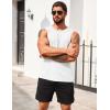 imageCOOFANDY Mens Casual Tank Top Sleeveless Henley Shirts Muscle Fit T Shirt01white1pcs