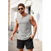 imageCOOFANDY Mens Casual Tank Top Sleeveless Henley Shirts Muscle Fit T Shirt02light GreyBlack2pcs