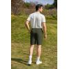 imageCOOFANDY Mens Golf Shorts 8 Inch Lightweight Quick Dry Casual Dress Shorts Hiking Travel Shorts with PocketsArmy Green